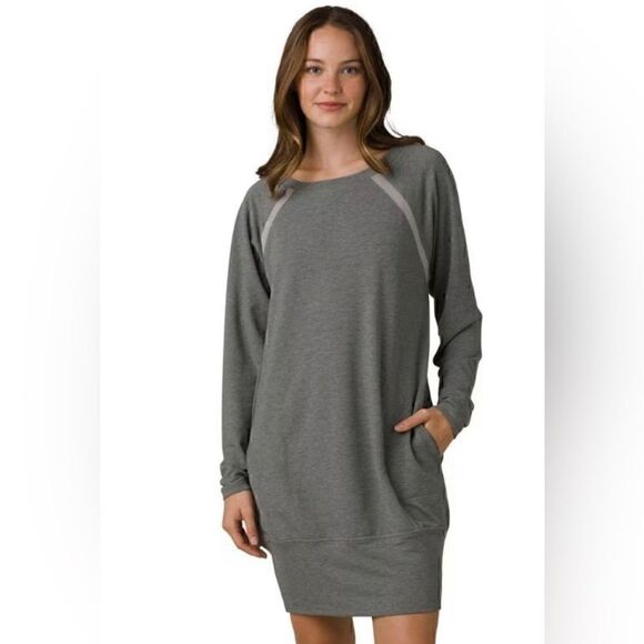 NWT PrAna Rosie Dress in Ashy Gray Size XS - Picture 1 of 9